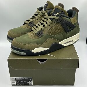 Nike Air Jordan 4 SE Craft Olive Suede  Size 11 FB9927-200 EXCELLENT OG ALL
